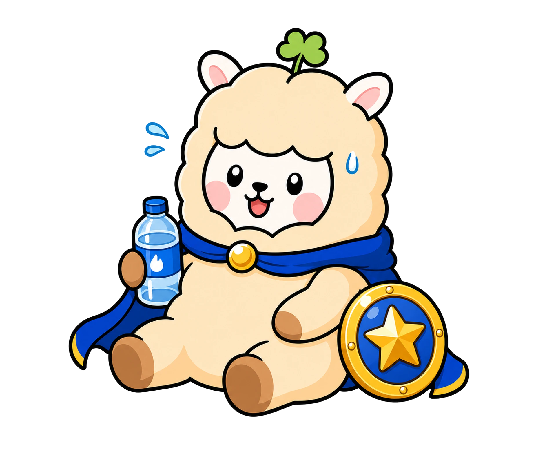 休息中的吉祥物
